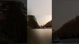 Дирижабль против любителей езды по обочине.
