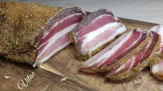 СИРОВЯЛЕНА ГРУДИНКА/БЕКОН- делікатес своїми руками/RAW-DRIED BREAST/BACON - DIY delicacy.