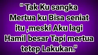 Cerpen Menantu ku Lagi Hamil besar || cerpen romantis