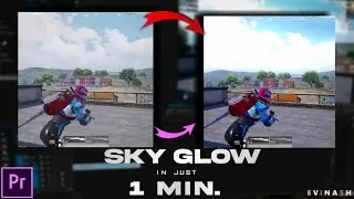 how to add SKY GLOW effect for PUBG - Premiere Pro without plugins | EViNASH