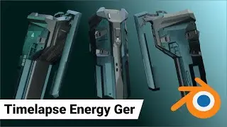 Blender Creating Energy grend  [timelapse]