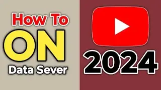 How To On DATA SEVER in YouTube || 2024