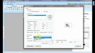 Designing process of Databar UPCE barcode labels using DRPU Barcode Maker Software