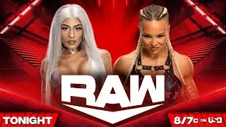WWE RAW: Ivy Nile Vs Zelina Vega #WWERAW #WWE2K24