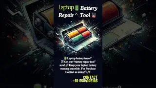 Repair Your Laptop and Drone Batteries Easily with Battery Repair Tool : Battery Repair Tool