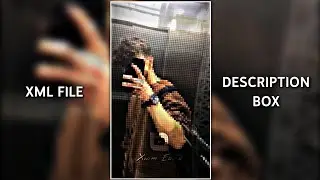 Zile Zile XML File 😵💀 | New Trend ✨ | New XML File 🥀 | Alight Motion XML File By 