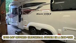 Epic 24v Offgrid electrical system in a Kon-tiki
