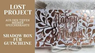 Lost Project: Shadowbox für einen Gutschein