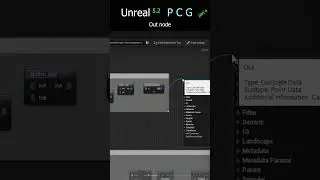 Unreal 5.2 Procedural Content Generation - Out Node