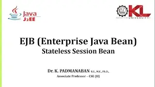 EP0017: EJB (Enterprise Java Bean) - Stateless Session Bean