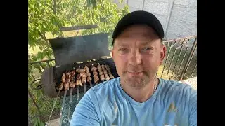 Шашлык, простой и вкусный рецепт! С Димасом!!!