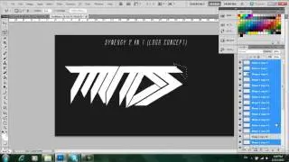 Speedart #23 - Synergy Christmas Contest [2in1] Logo Concept + BG