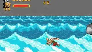 Asterix & Obelix - Bash Them All! - Getting off of the boat and walking on water