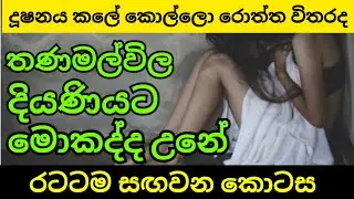 තණමල්විල ඛේදවාචකයෙන් ලංකාව ප්‍රබල අර්බුදයකට