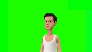Green Screen talking cartoon Character | C-1| green screen cartoon animation | cartoon actor.