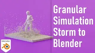 Granular Simulation from Storm to Blender [Workaround] | English