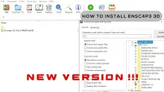 HOW TO INSTALL ENSC4P3 3.1.2 3D