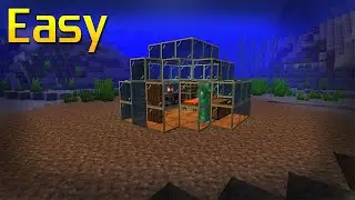 Minecraft: cool underwater starter house  tutorial