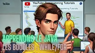 VLOG : episode 7 Apprenons Les boucles While For -  #java #tutorial #education #code