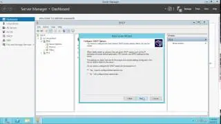 Configuring DHCP in Windows Server 2012
