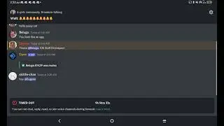 How to get unmuted in any server