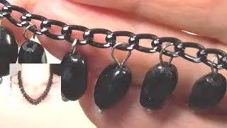 ЧЁРНЫЙ АГАТ. Украшения из НАТУРАЛЬНЫХ камней. Natural jewelry. Бисероплетение. Равиля Рукодельница