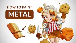I Tried To Paint Metal + Mel's Character Introduction Video!