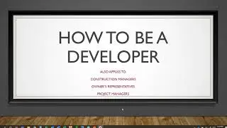 How to be a Developer - Getting Started