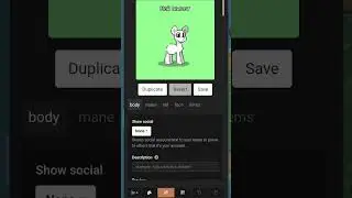 Как сделать толстячка в Pony Town #1000subscriber #cute #follow #ponytown #like