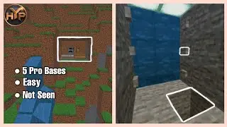 Best 5 easy Secret Bases in Minecraft 1.18(Bedrock/Java)