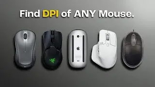 How to Find DPI of ANY Mouse in the world!🖱️🔧| (No Software Needed!)