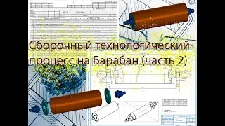 Technical process of assembling the Drum product by welding (part 2), route map, standardization ...