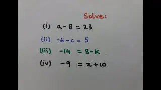 Linear Equation in One Variable_1