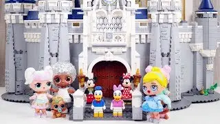 LOL Surprise New Disney Princess Castle with Barbie Ambulance Goldie