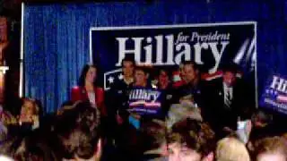 HILLARY SWEEPS RHODE ISLAND PRIMARY BY 18%