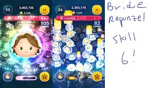 Ultimate Tsum Tsum - Bride Rapunzel Skill 6 - BOOM
