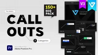 Big Pack Call-Outs V3 of Templates for Premiere Pro + Free Extension