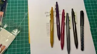 Unboxing (OHTO Fude, Zebra Sarasa)
