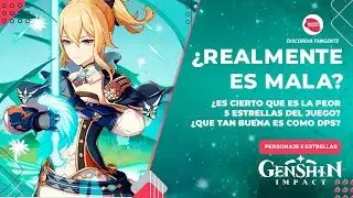¿REALMENTE ES MALA JEAN? ► ANALISIS & GUIA DEFINITIVA ►  La MEJOR BUILD DPS | Genshin Impact