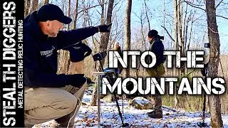 Up up and far away colonial cellar hole metal detecting in the mountains