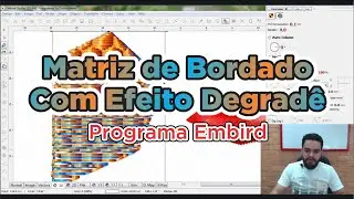 MATRIZ DE BORDADO DEGRADÊ PASSO A PASSO NO EMBIRD
