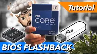 Intel 13th 14th Gen BIOS Update on B660 H670 Z690 USB Flashback Tutorial