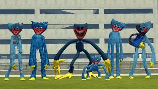 Surviving the Huggy Wuggy Family (Poppy Playtime 1 to 5) in Haunted City | Garry's Mod