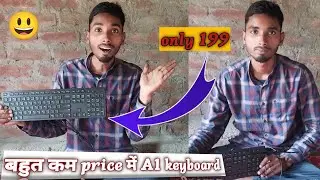 लाजवाब keyboard only 199 me // smuth typing// better for work and typing