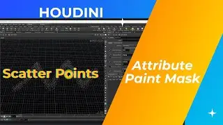 How To Scatter Points In Houdini Using Attribute Paint Mask