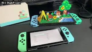 Nintendo Switch Animal Crossing Edition Unboxing