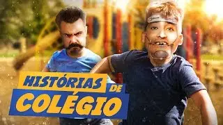 ✏️ Histórias de Colégio com Rex | Matando Robôs Gigantes