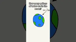 How Many Gallons of Water Are in the Ocean? #shorts #animation