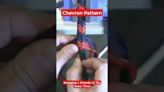 Dropping two strands at the same time #whip #bullwhip #paracordtutorials #whipmaking #paracord