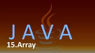 Java with IntelliJ 15 - Array